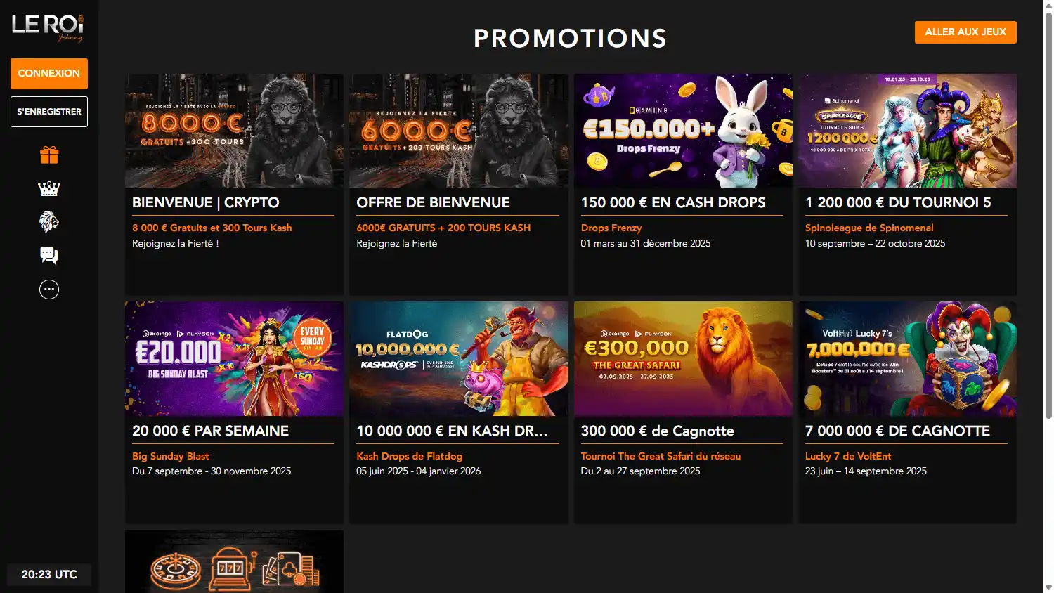 Le Roi Johnny Casino screenshot 2
