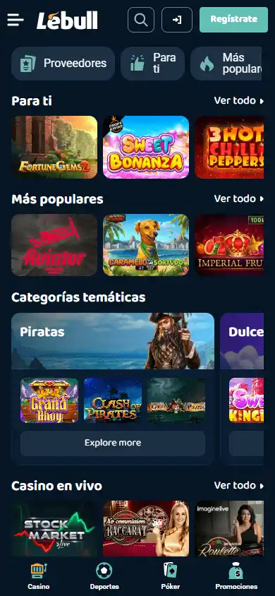 Lebull Casino MX screenshot 6
