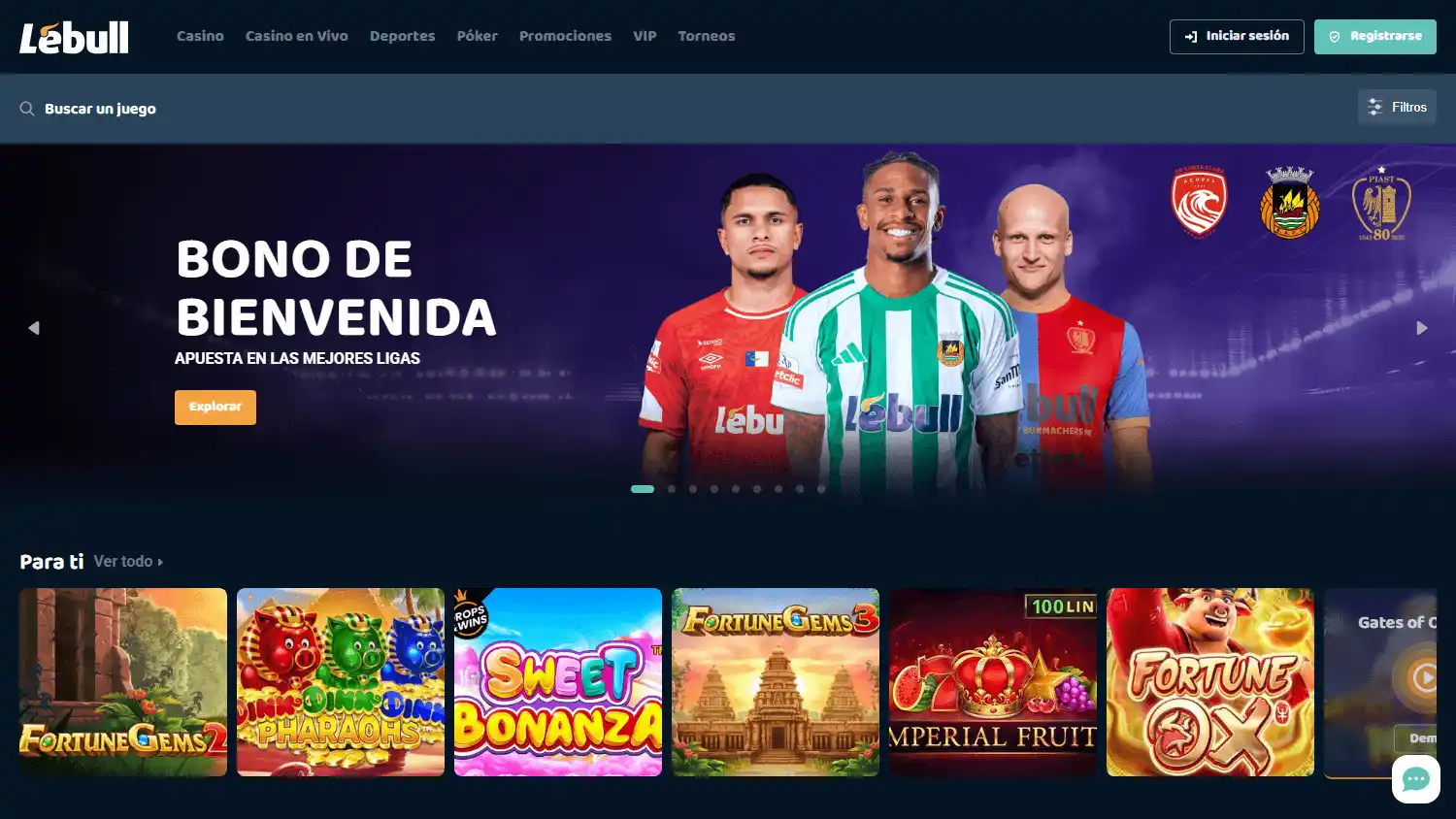 Lebull Casino MX screenshot 1
