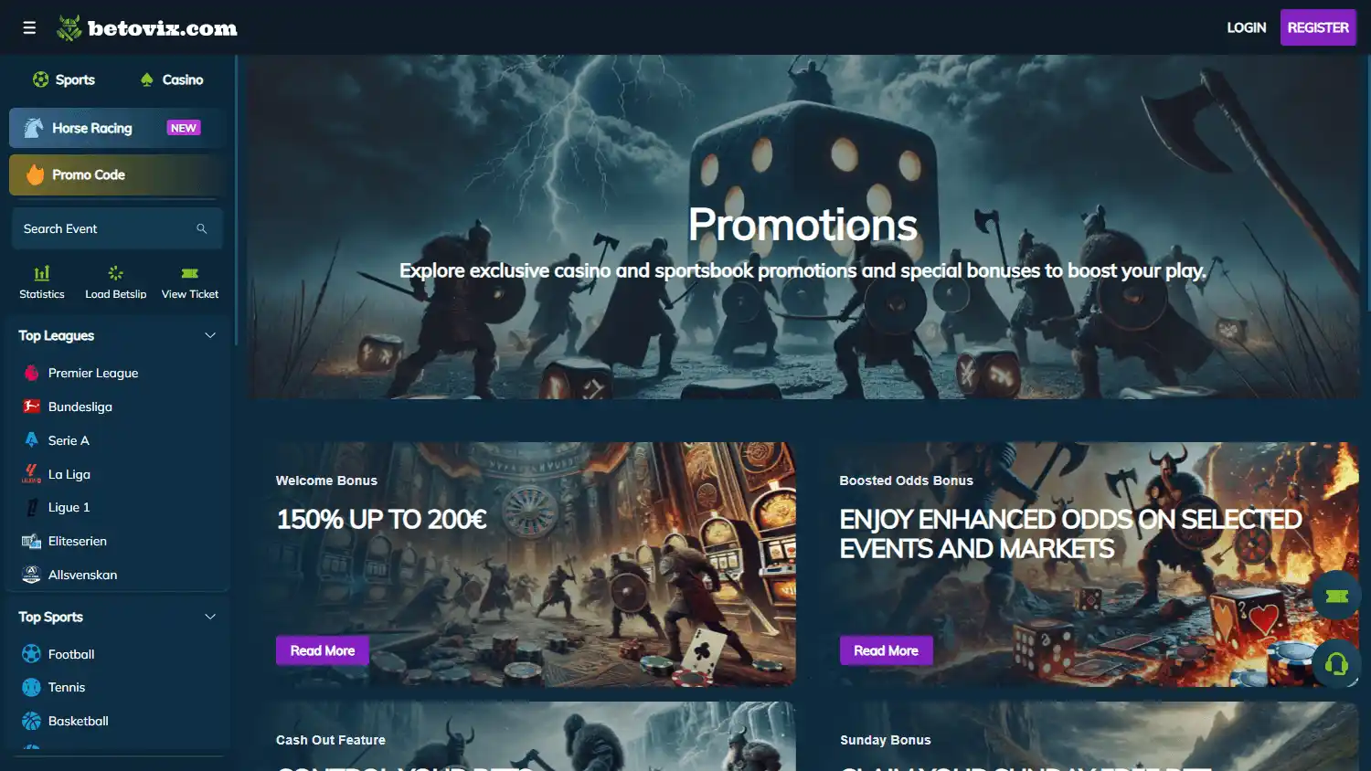 Betovix Casino screenshot 3