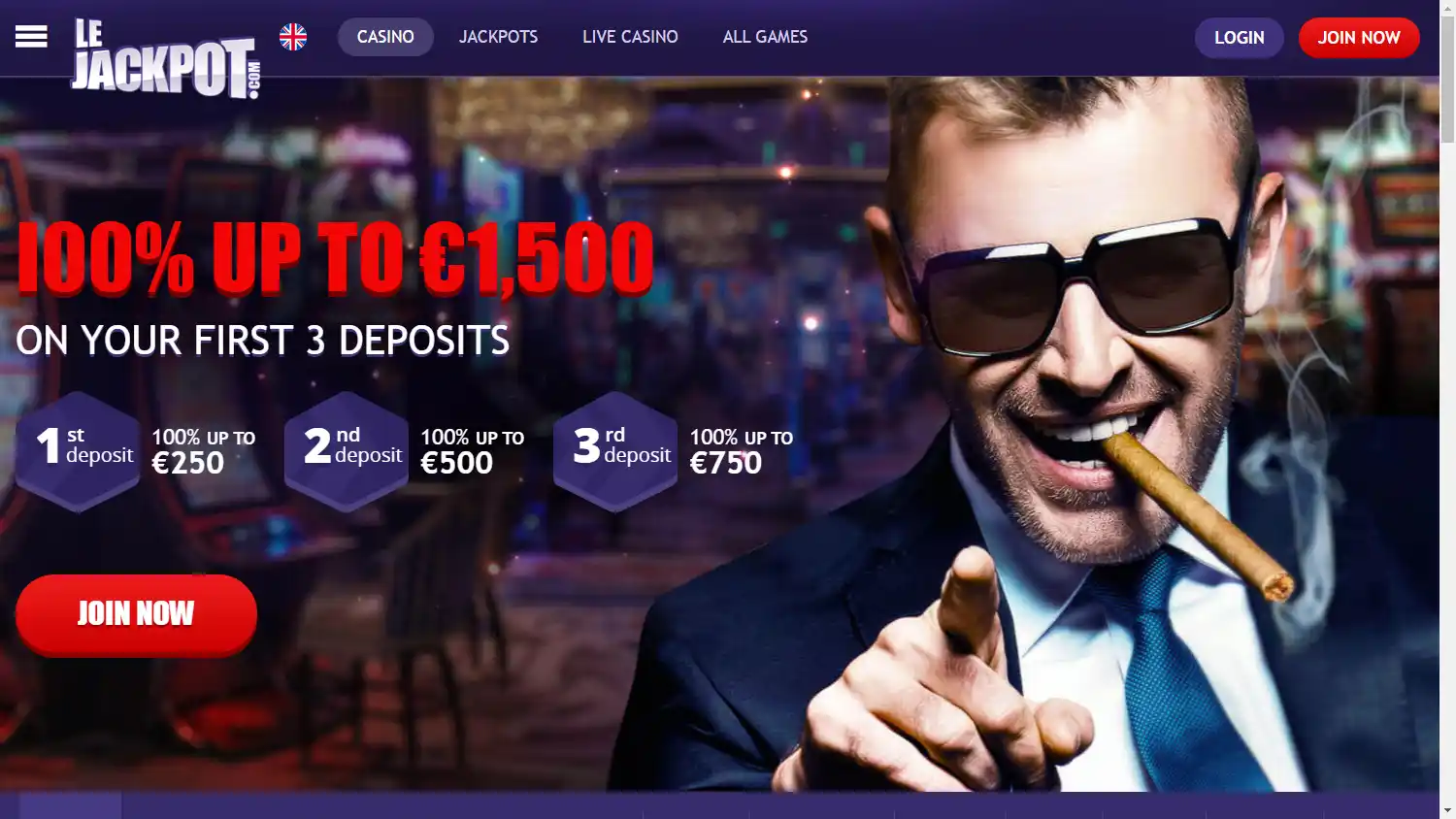 LeJackpot Casino screenshot 1