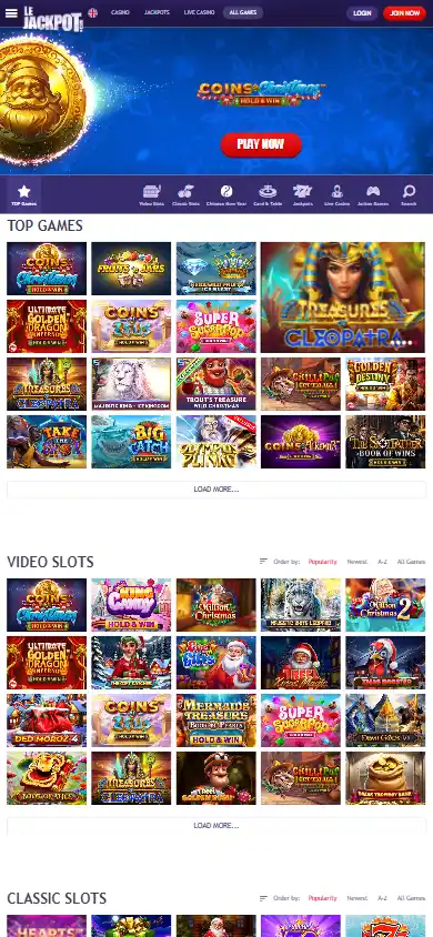 LeJackpot Casino screenshot 5