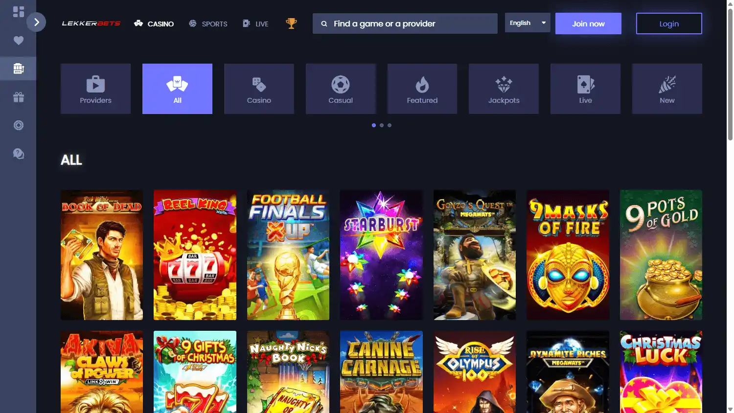 LekkerBets Casino screenshot 2