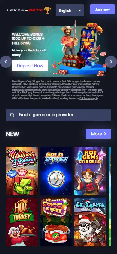 LekkerBets Casino screenshot 4