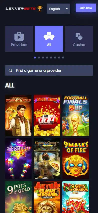 LekkerBets Casino screenshot 5