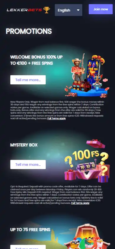 LekkerBets Casino screenshot 6