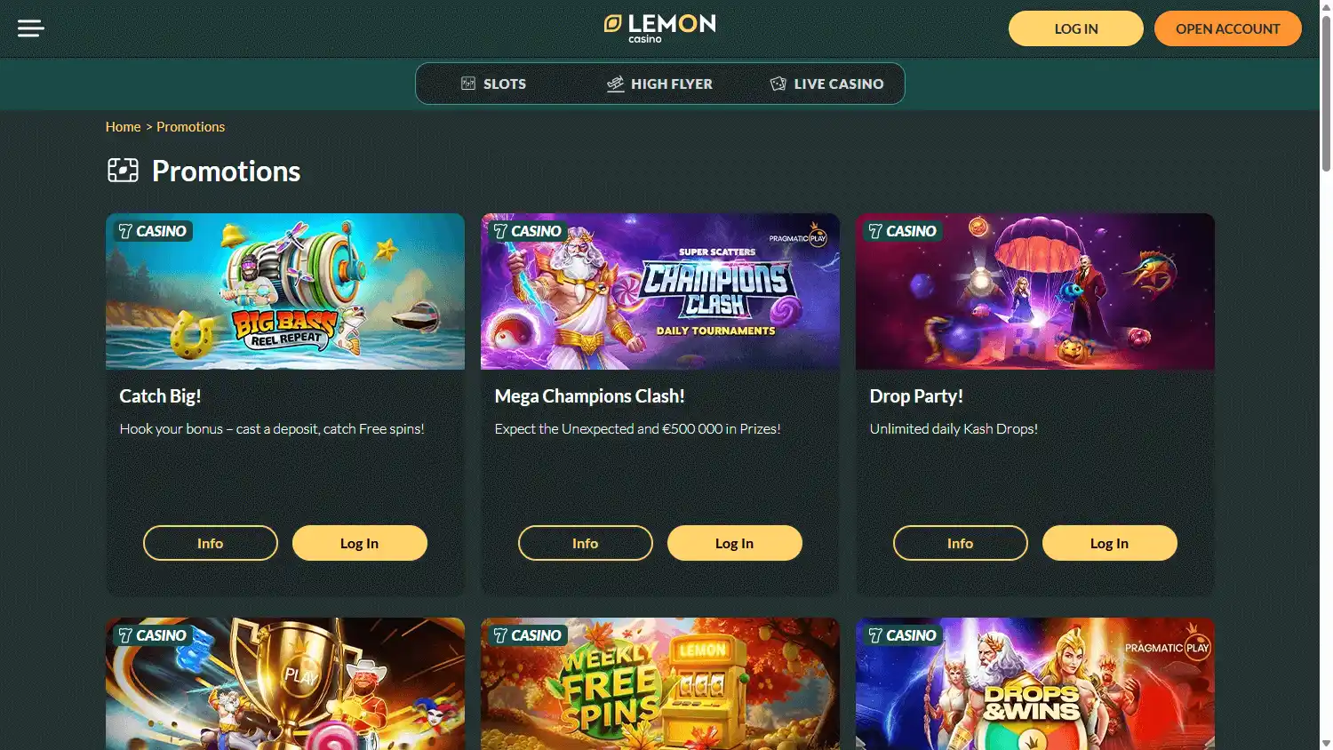 Lemon Casino screenshot 3