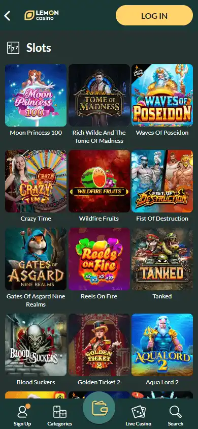 Lemon Casino screenshot 5