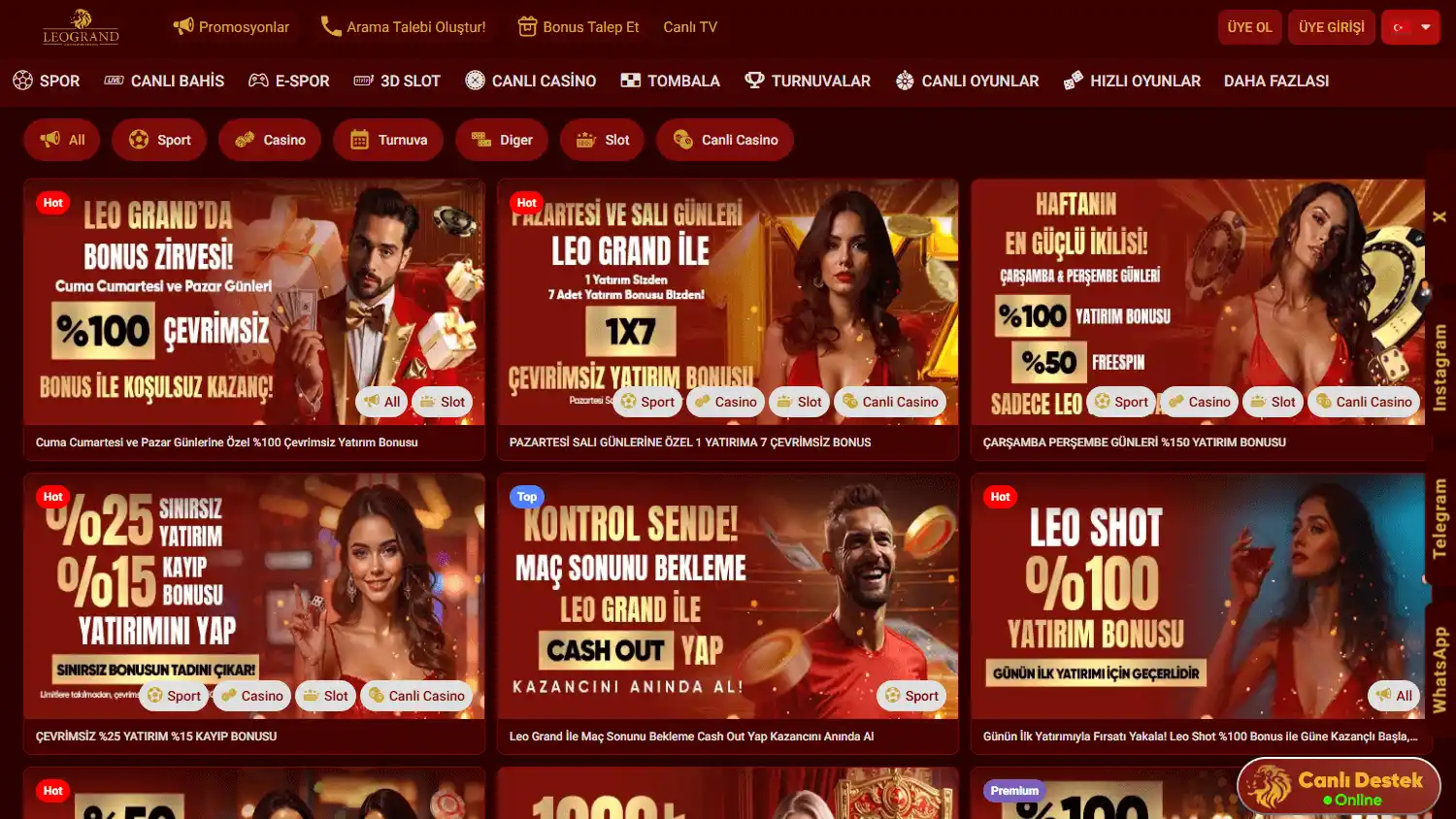 Leogrand Casino screenshot 3