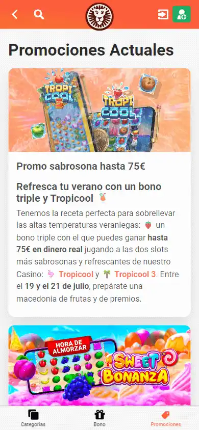 LeoVegas Casino ES screenshot 6