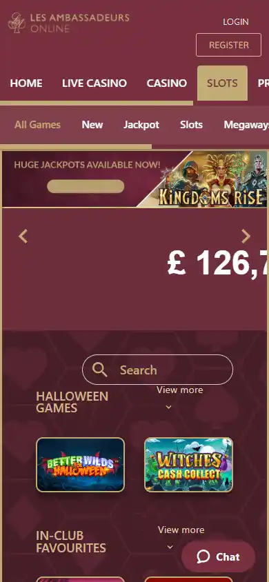 Les Ambassadeurs Online Casino screenshot 5