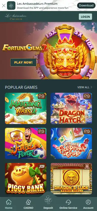 Les Ambassadeurs Premium Casino screenshot 4