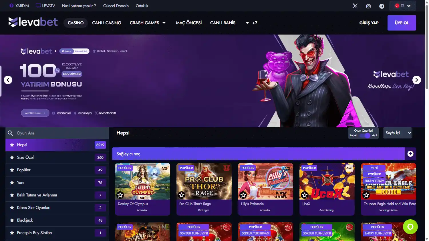 Levabet Casino screenshot 2