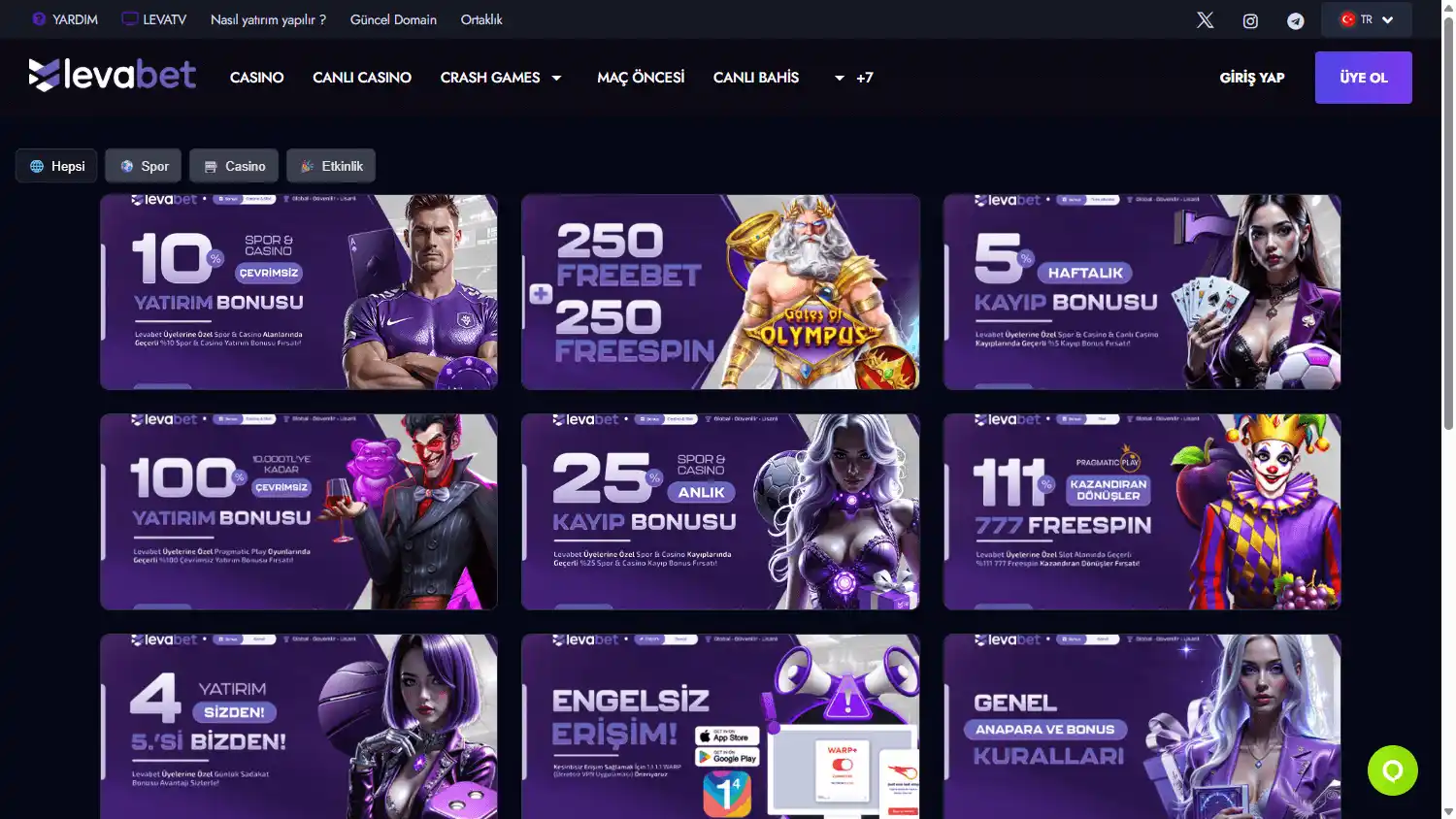 Levabet Casino screenshot 3
