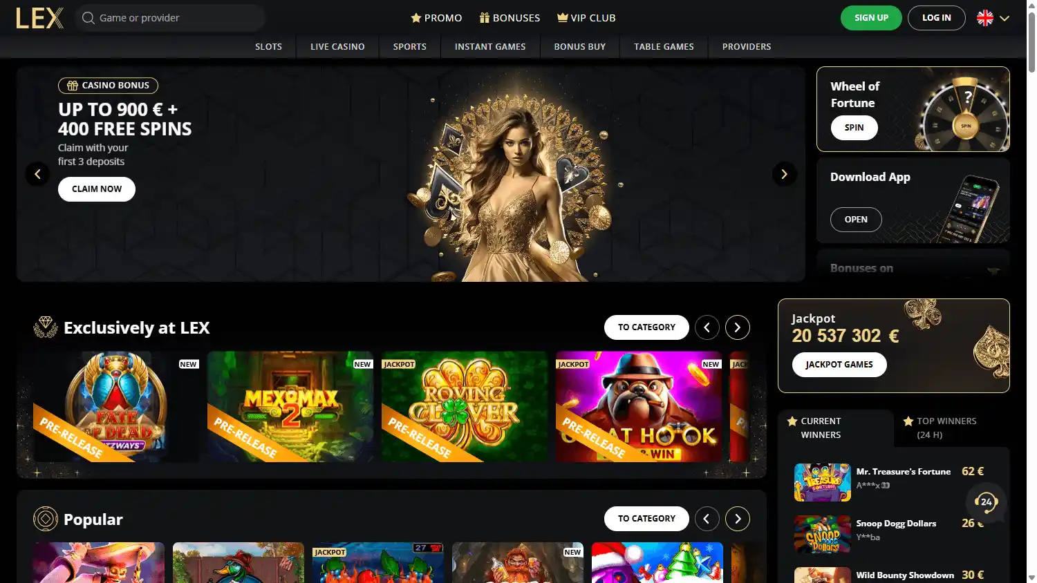 Lex Casino screenshot 1