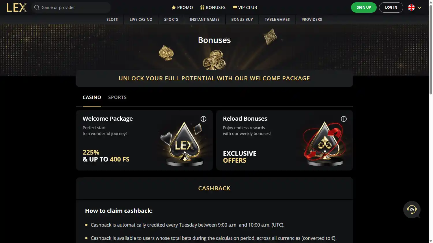 Lex Casino screenshot 3