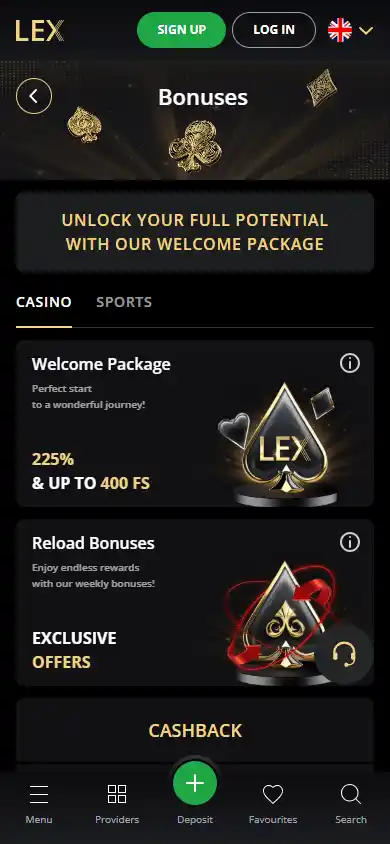 Lex Casino screenshot 6