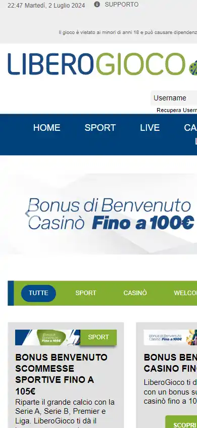Libero Gioco Casino screenshot 5