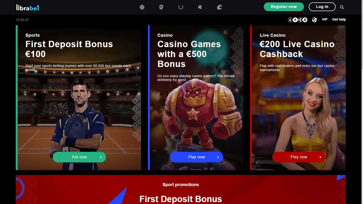 Librabet Casino screenshot 1