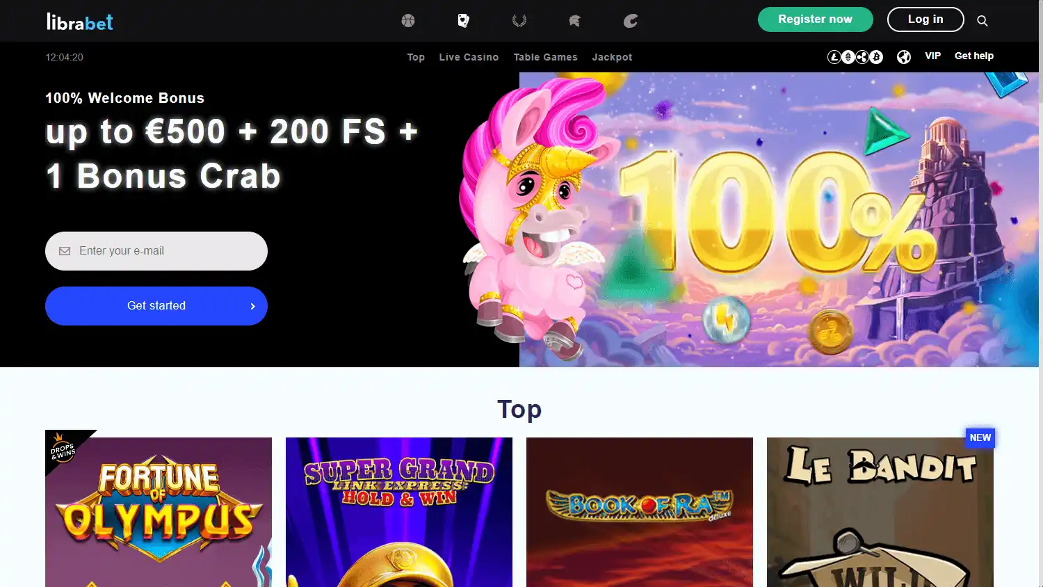 Librabet Casino screenshot 2