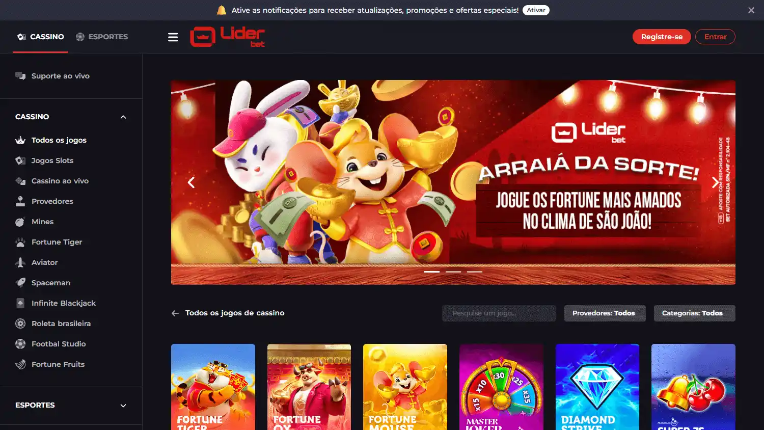 LiderBet Casino screenshot 2