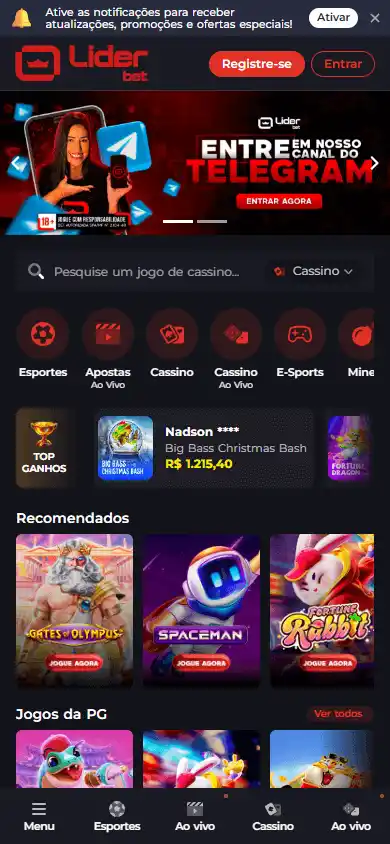 LiderBet Casino screenshot 3