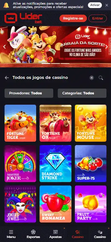LiderBet Casino screenshot 4