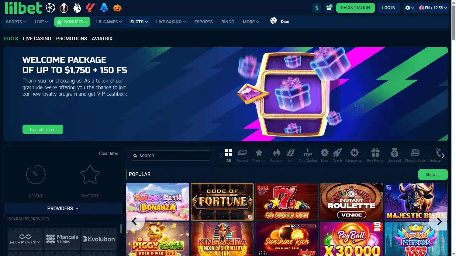 lil.bet Casino screenshot 2