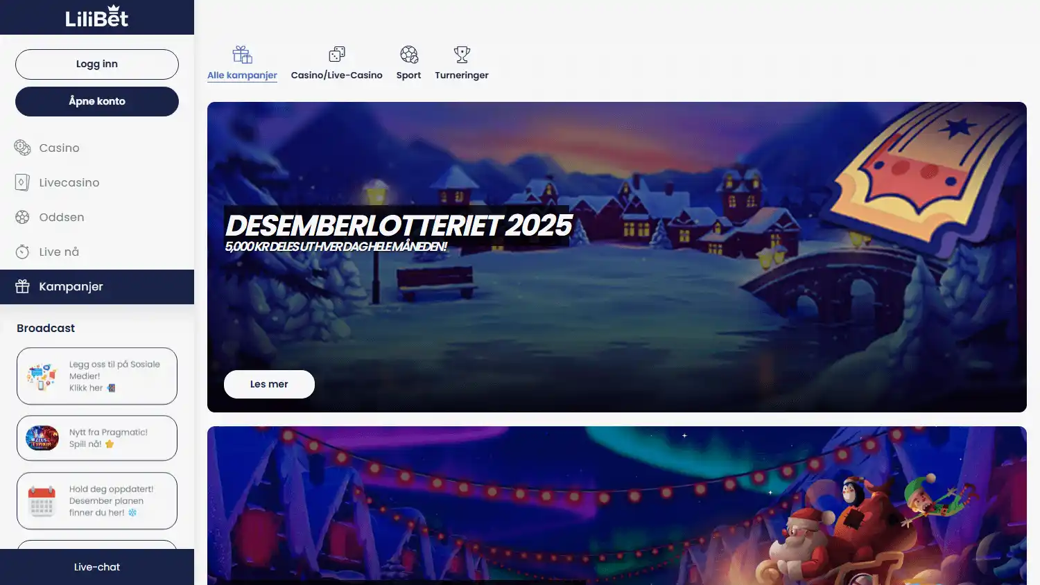 LiliBet Casino screenshot 3