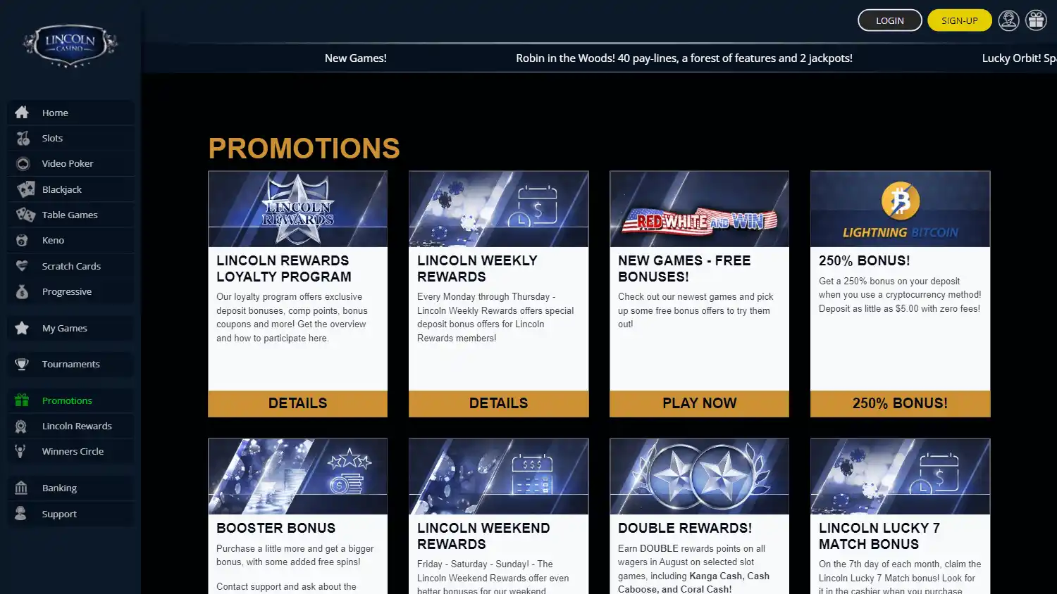 Lincoln Casino screenshot 3
