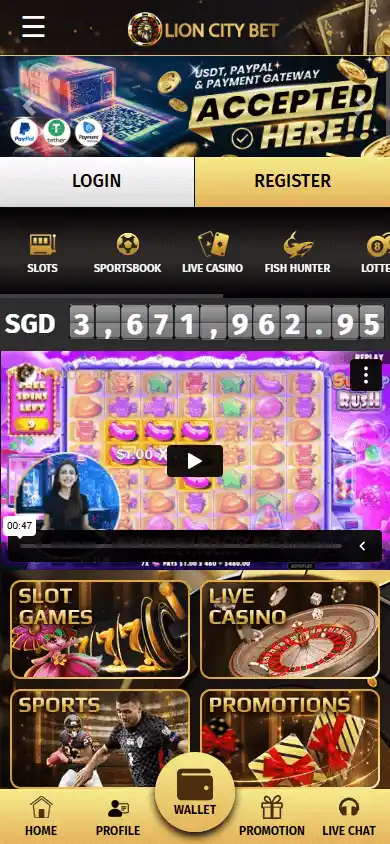 Lion City Bet Casino screenshot 4