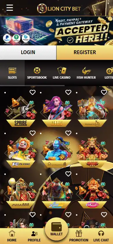 Lion City Bet Casino screenshot 5