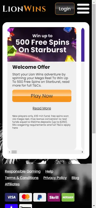 Lion Wins Casino screenshot 6