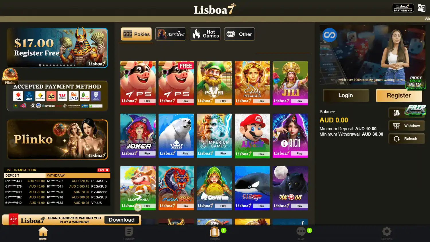 Lisboa7 Casino screenshot 2