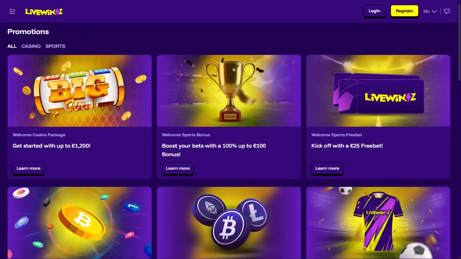 LiveWinz Casino screenshot 3