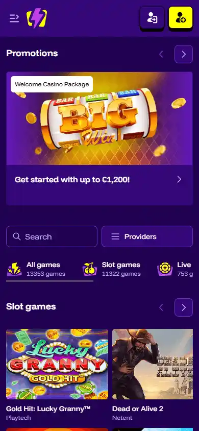 LiveWinz Casino screenshot 4
