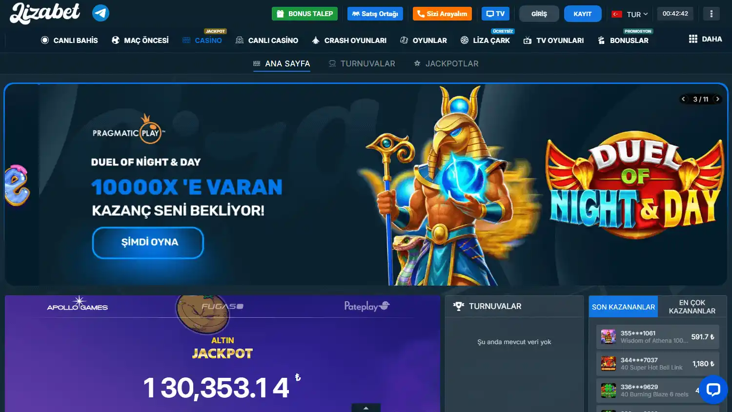 Lizabet Casino screenshot 2