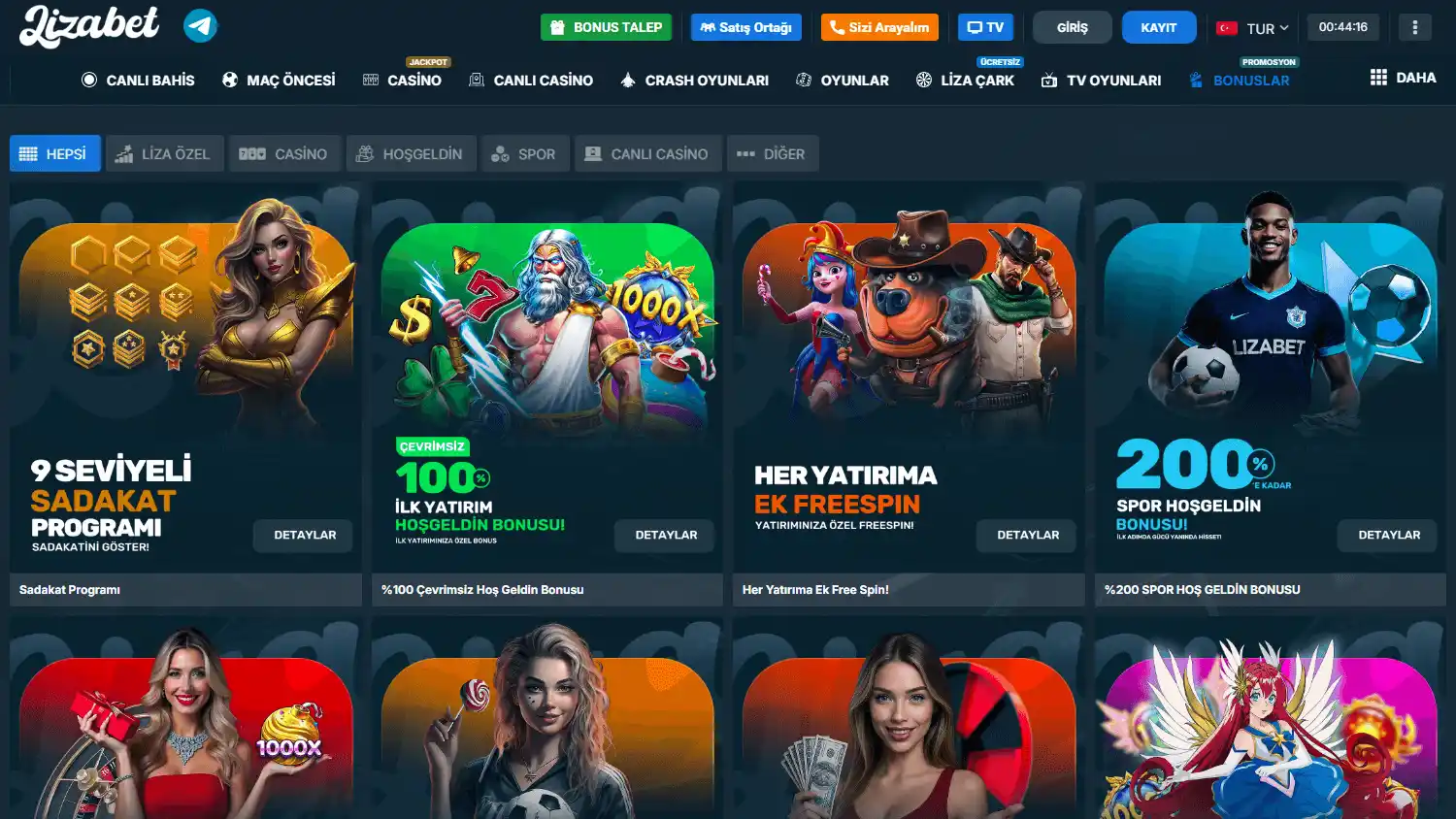 Lizabet Casino screenshot 3