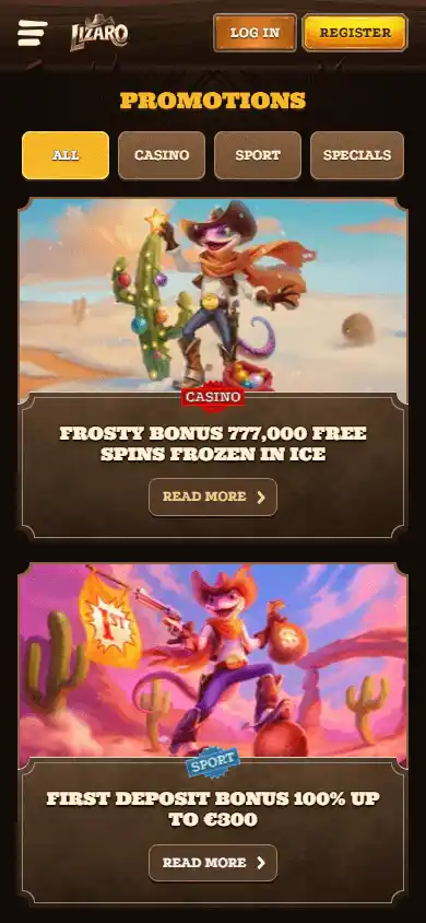 Lizaro Casino screenshot 6