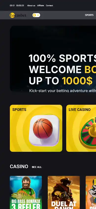 Locasbet Casino screenshot 2