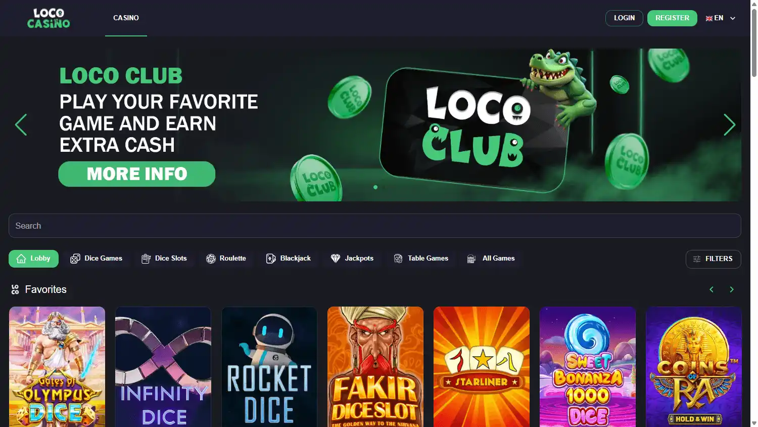 Loco Casino screenshot 1