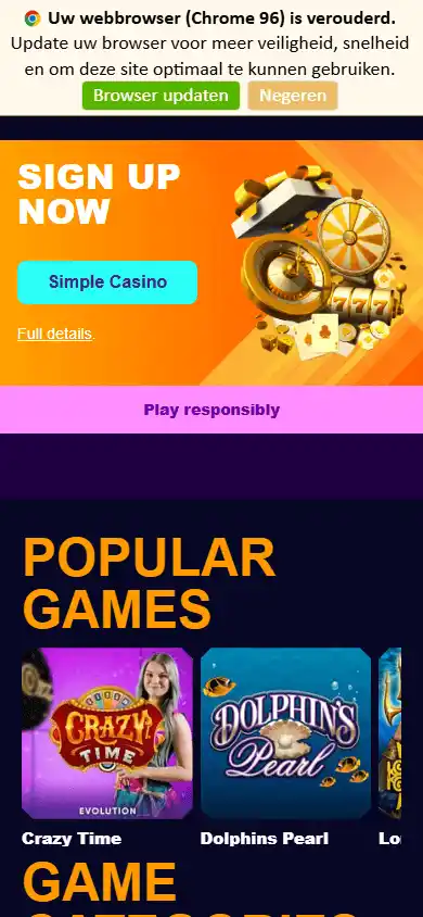 Logi Casino screenshot 2