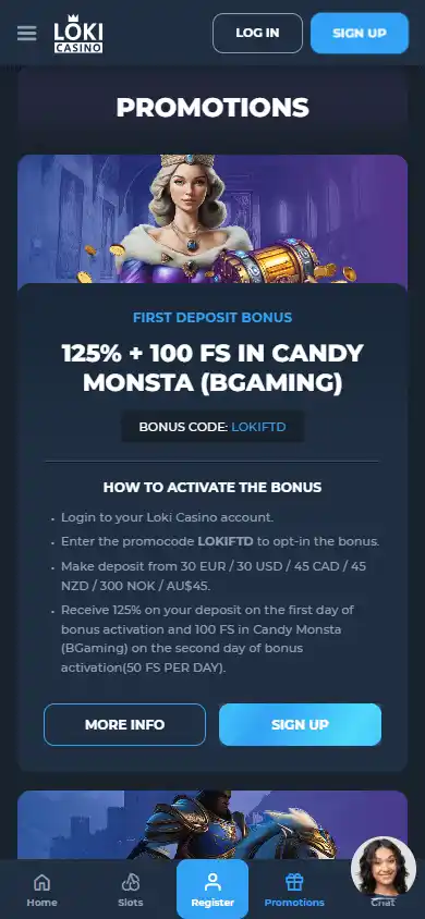 Loki Casino screenshot 6