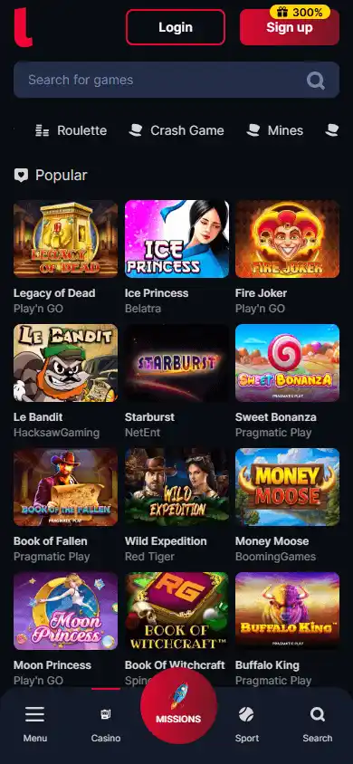 Lolly Bet Casino screenshot 5