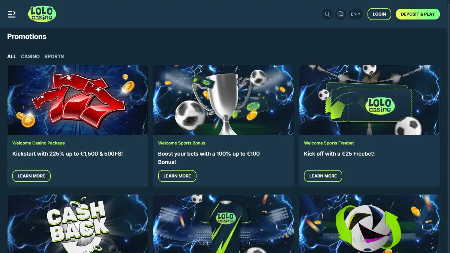 Lolo Casino screenshot 3