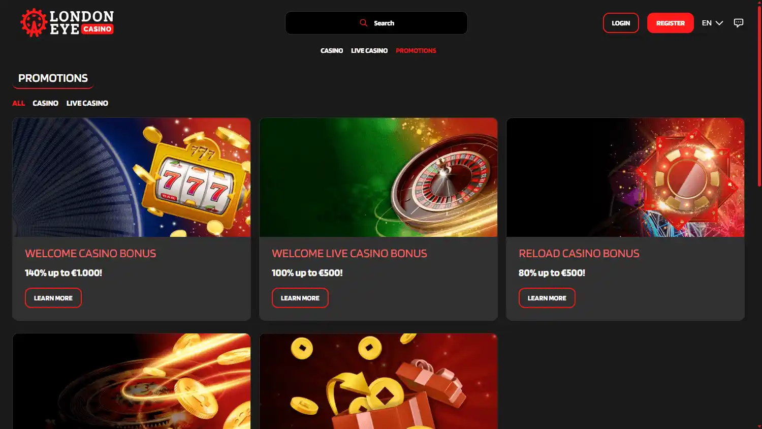 London Eye Casino screenshot 3