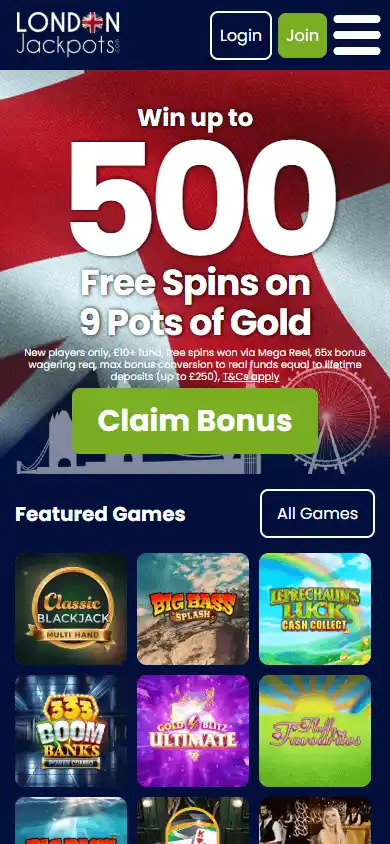 London Jackpots Casino screenshot 4