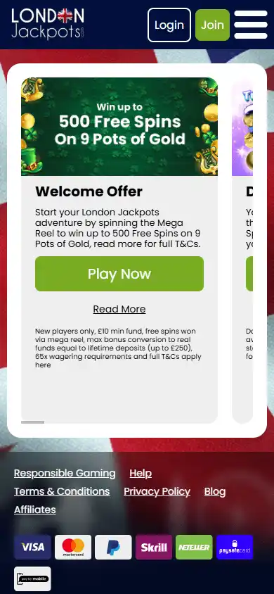 London Jackpots Casino screenshot 6