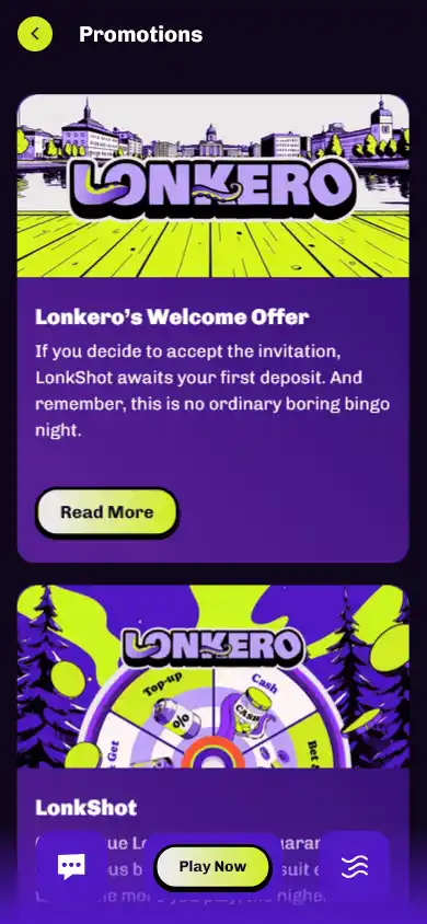 Lonkero casino screenshot 5