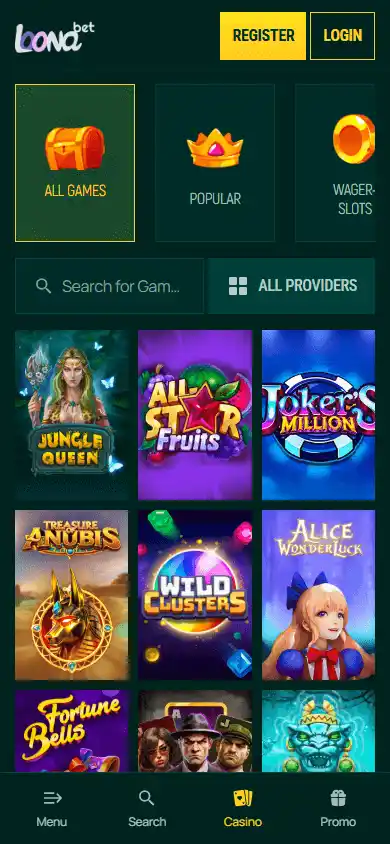 Loonabet Casino screenshot 5